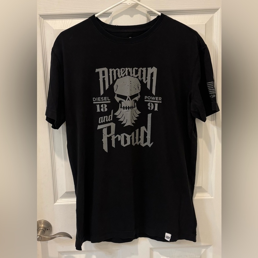 Diesel Power Black Graphic Tee‎